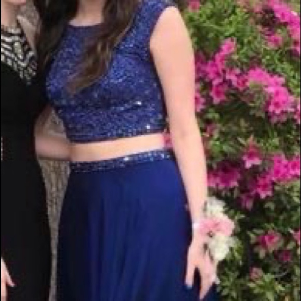 Sherri Hill Two Piece Prom Dress